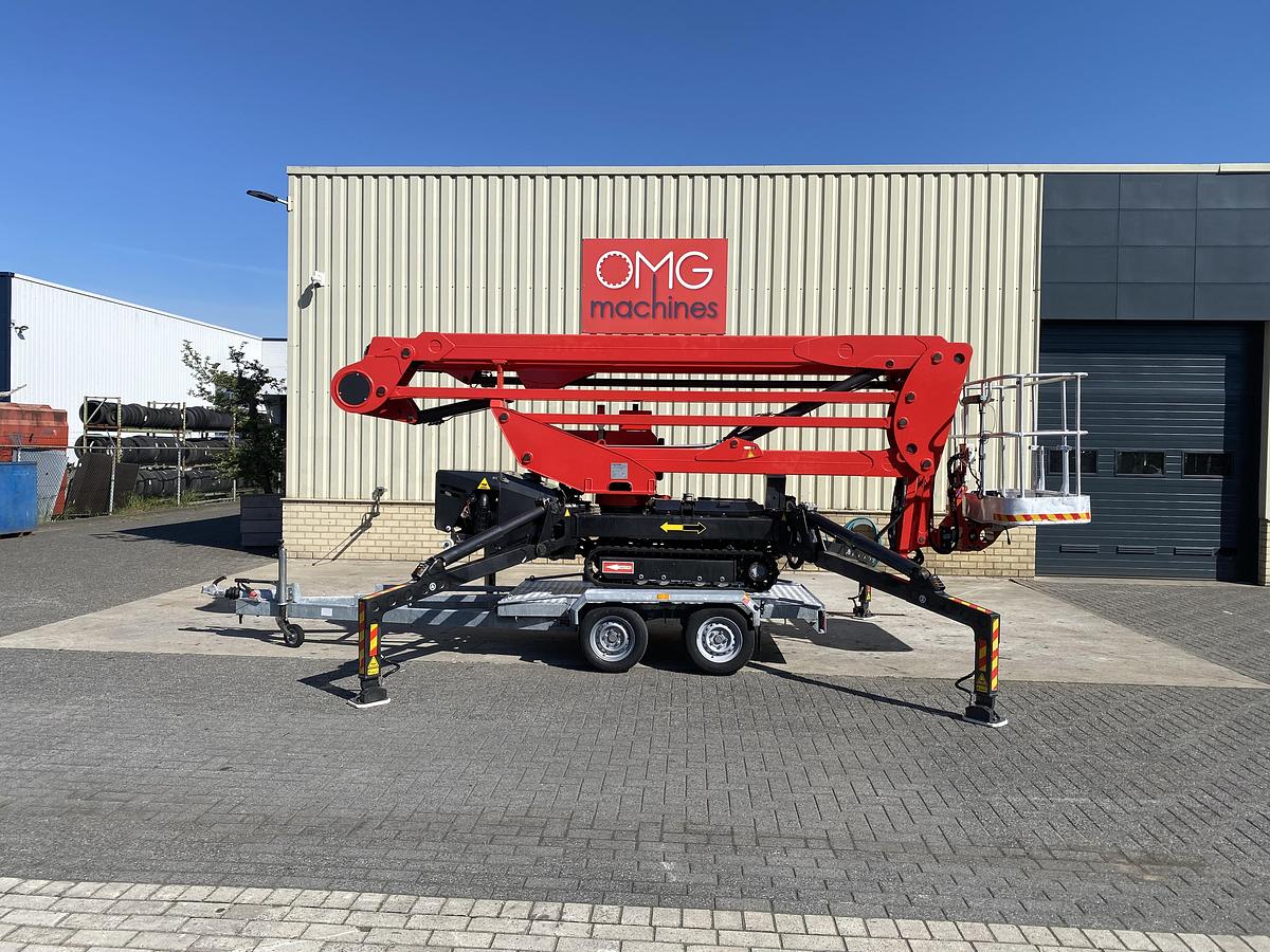 Gebruikt 2012 Platform Basket Spider 22.10, Spin hoogwerker met aanhangwagen