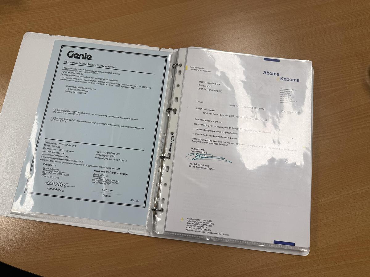 Gebruikt Genie GS2032, Schaarhoogwerker, 8 meter