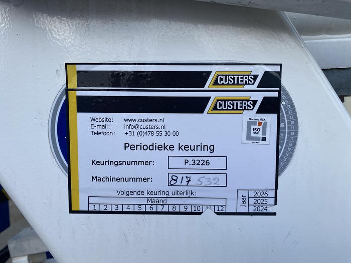 Gebruikt 2003 Custers R17EHS, Aanhangwagen hoogwerker, 17 meter