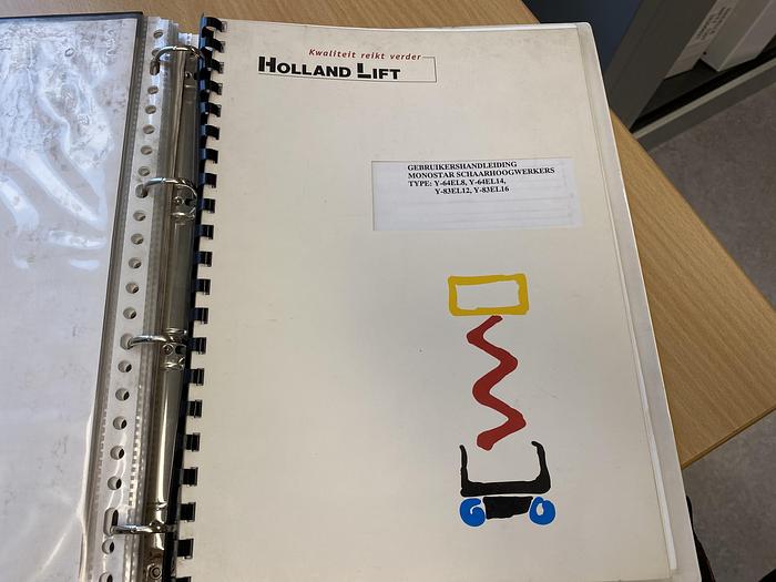 Gebruikt 1998 Holland Lift Monostar Y83EL16, schaar hoogwerker, 10 meter