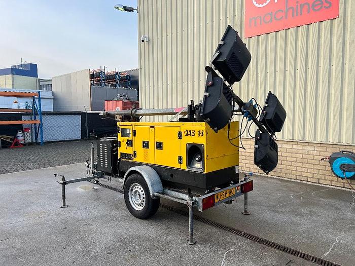 Gebruikt Atlas Copco QAS 14, Generator + Lichtmast / Light tower