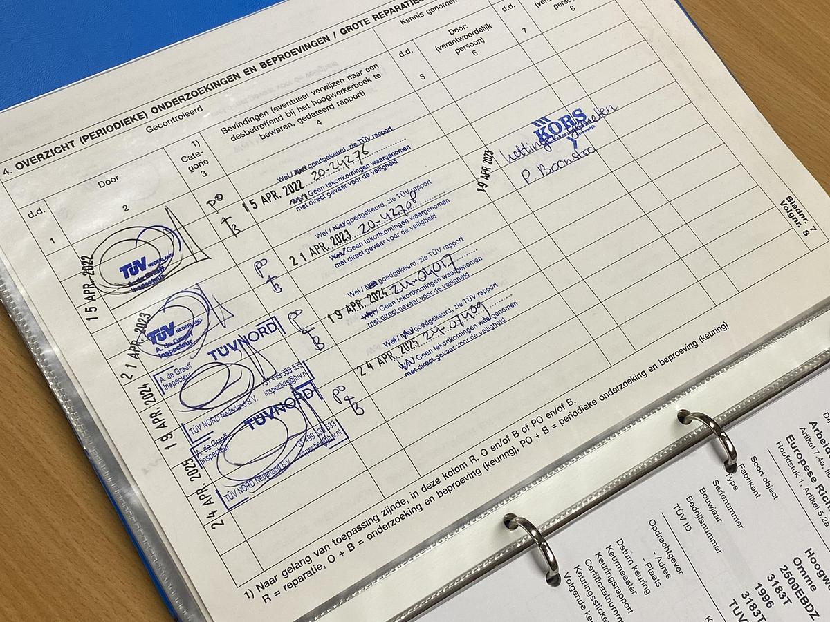 Gebruikt 1996 Omme 2500 EBDZ, Aanhanger hoogwerker, 25 meter