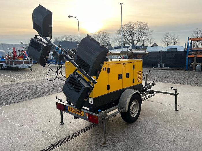 Gebruikt Atlas Copco QAS 14, Generator + Lichtmast / Light tower
