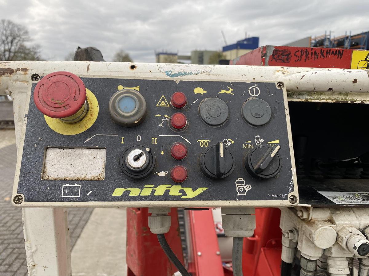 Gebruikt 2014 Niftylift TD120 TDAC, Spin hoogwerker, 12 meter
