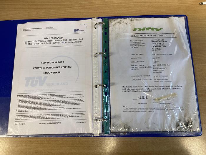 Gebruikt 2011 Niftylift HR12 NDE, Hoogwerker, Bi-energy, 12 meter