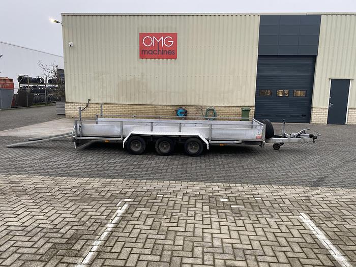 Gebruikt 2002 Weijer Aanhangwagen, 3500 kg. 5 meter, 3 Asser.
