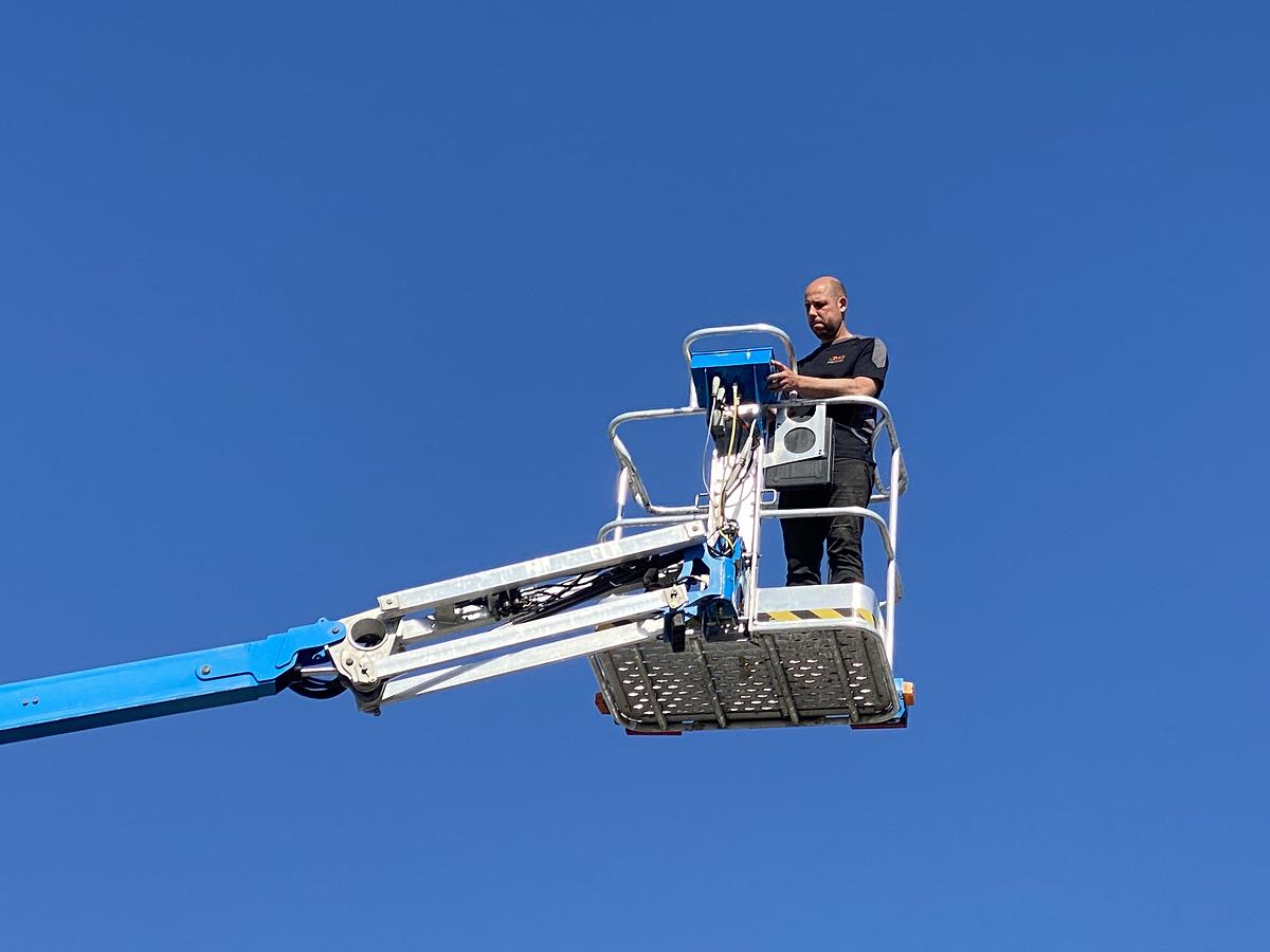 Gebruikt 2011 Genie TZ50, Aanhangwagen hoogwerker, 17 meter