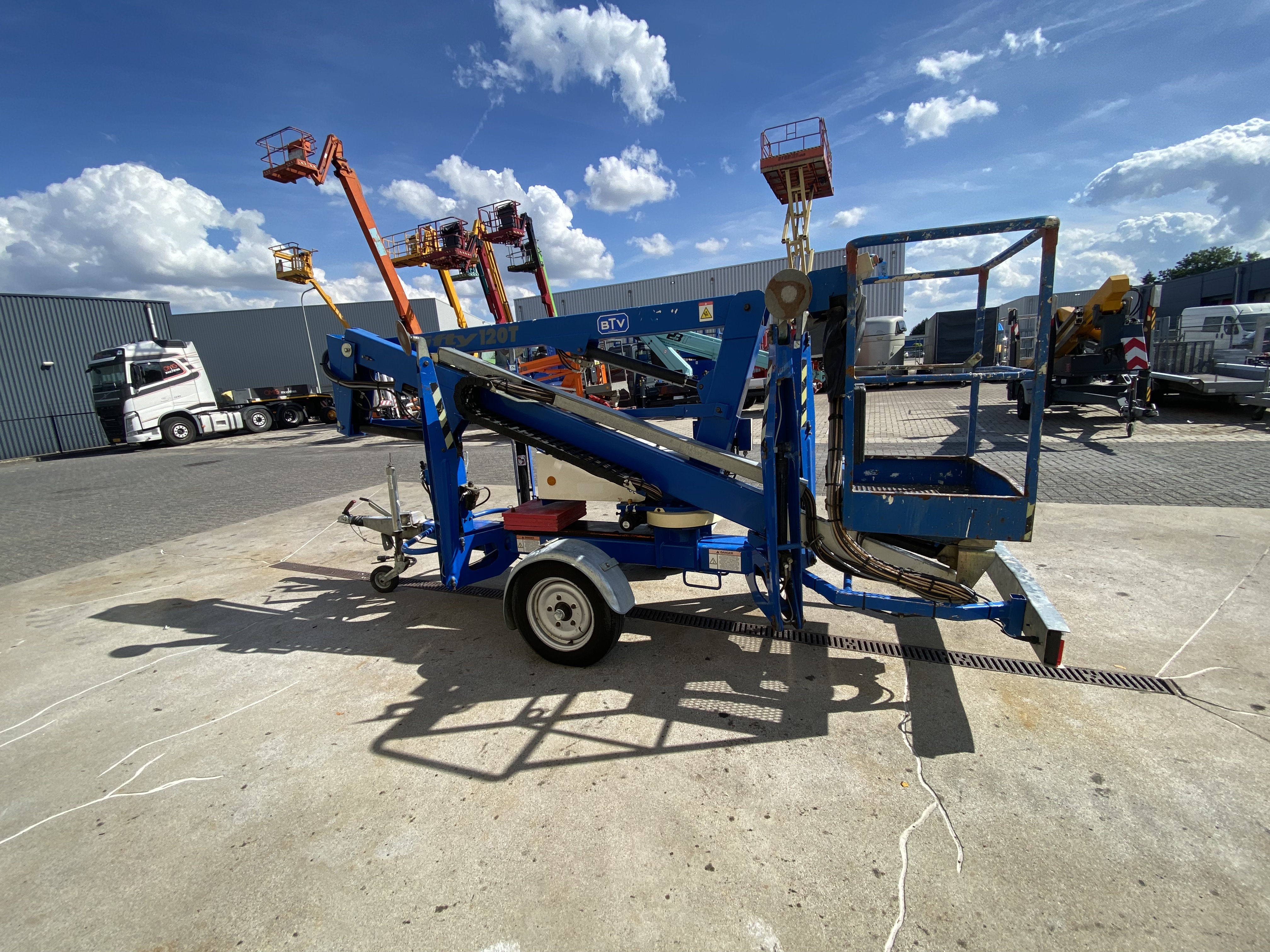 Gebruikt 2016 Niftylift 120TAC, Aanhanger hoogwerker, 12 meter