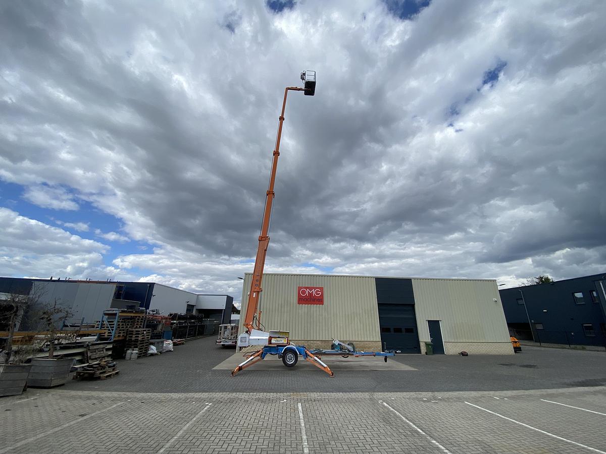 Gebruikt 1997 Omme 2500 EBDZ, Aanhanger hoogwerker