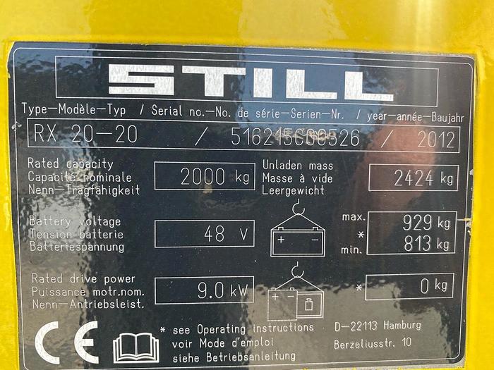 Gebruikt Still RX20-20, Heftruck, 2 ton