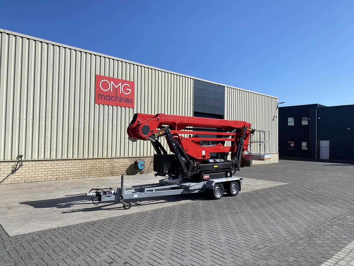 Gebruikt 2012 Platform Basket Spider 22.10, Spin hoogwerker met aanhangwagen