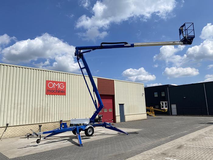 Gebruikt 2002 Niftylift 170 HDE, Aanhanger hoogwerker, 17 meter
