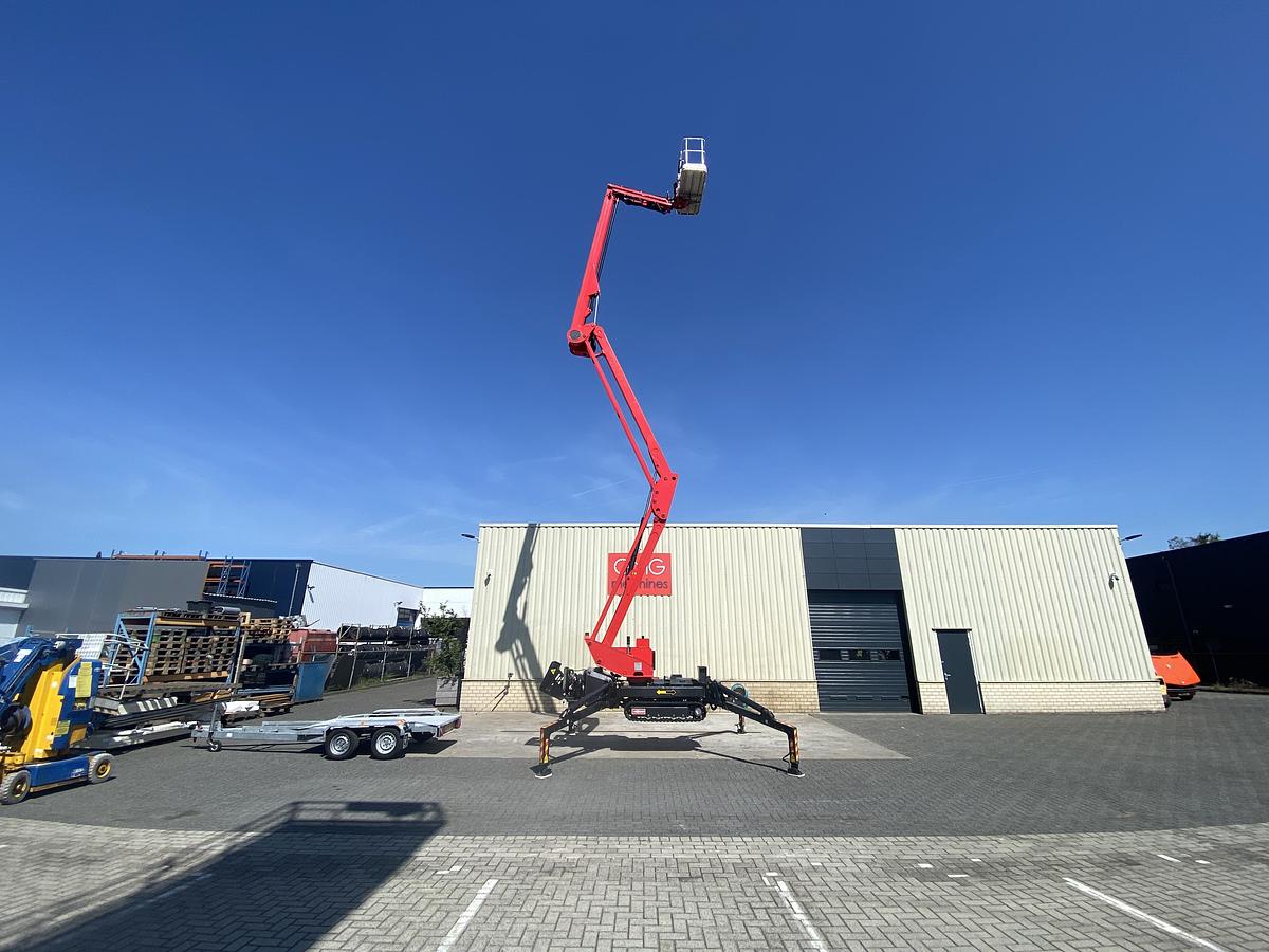 Gebruikt 2012 Platform Basket Spider 22.10, Spin hoogwerker met aanhangwagen