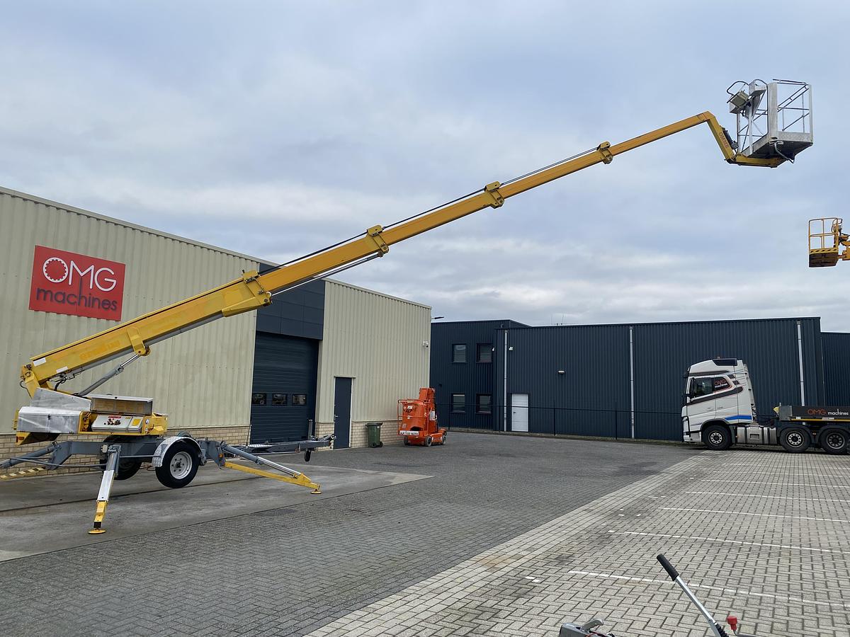 Gebruikt 1999 Omme 2100 EBZ, Aanhanger Hoogwerker, 21 meter