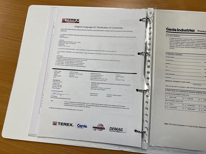 Gebruikt Genie GS 2032, Schaar hoogwerker, 8 meter