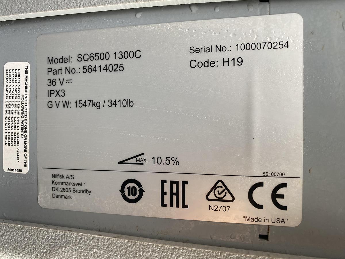 Gebruikt 2021 Nilfisk SC6500 1300C, Veeg- Schrobmachine