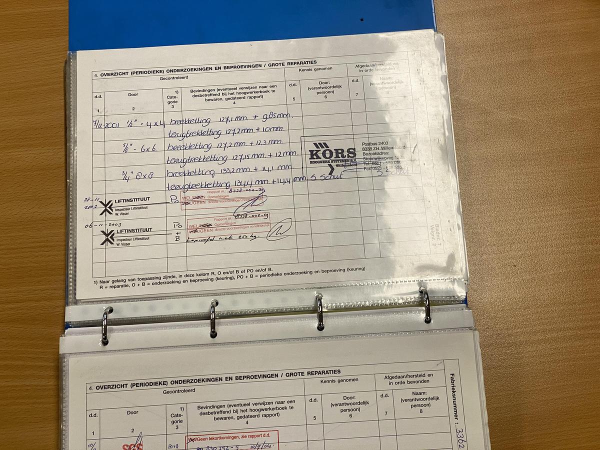 Gebruikt 1997 Omme 2500 EBDZ, Aanhanger hoogwerker