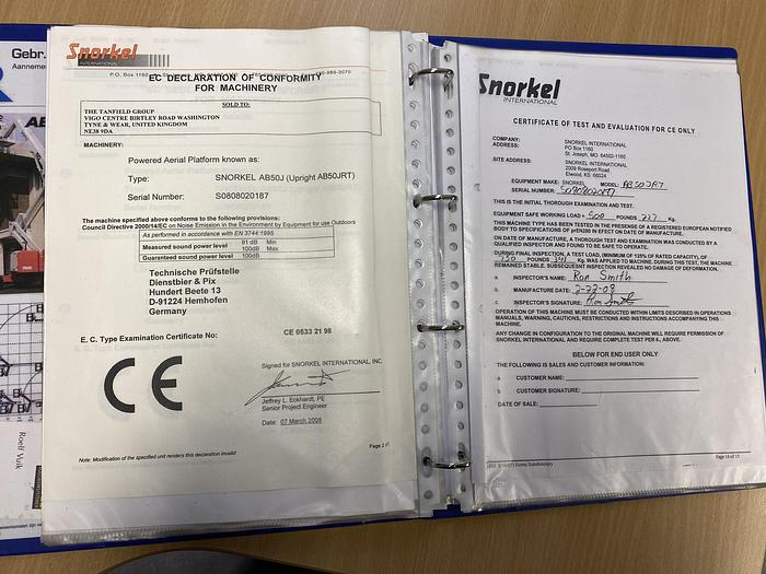Gebruikt 2008 Snorkel AB50JRTKU, Hoogwerker, 4x4, 17 meter