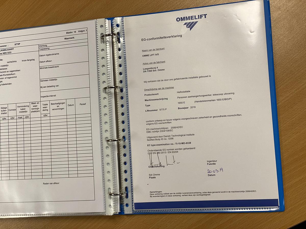 Gebruikt 2019 Omme 1650EB, Aanhanger hoogwerker, 16,5 meter