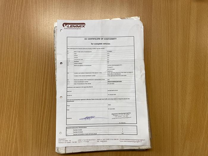 Gebruikt 2022 Vlemmix Machine transporter