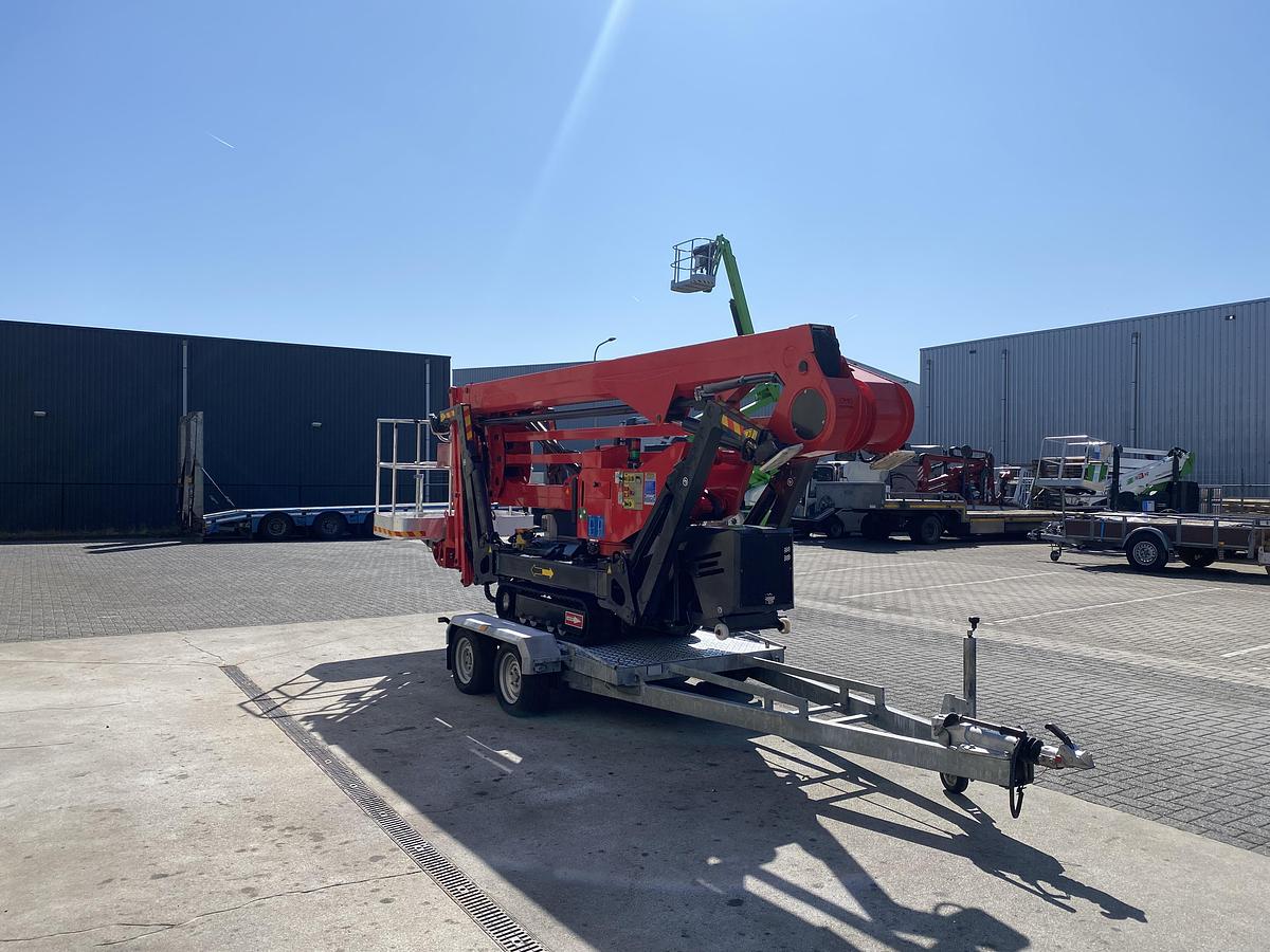 Gebruikt 2012 Platform Basket Spider 22.10, Spin hoogwerker met aanhangwagen