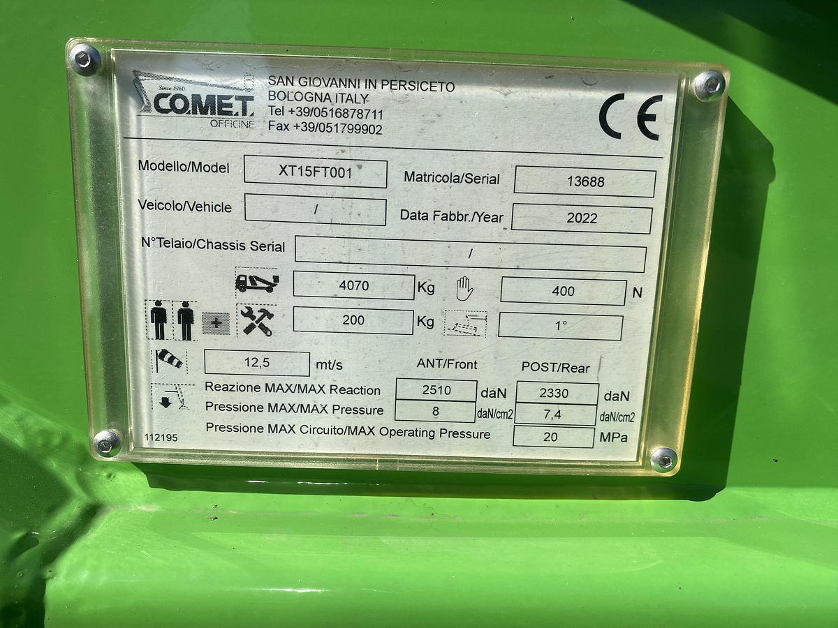 Gebruikt 2022 Comet Leopard 25, Spin hoogwerker