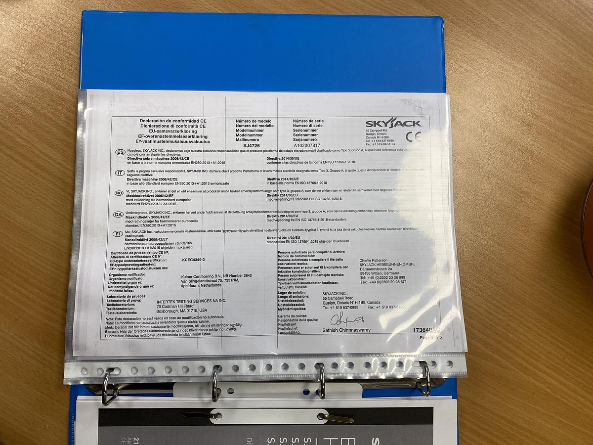 Gebruikt 2023 Skyjack SJII 4726, Schaar hoogwerker, 10 meter