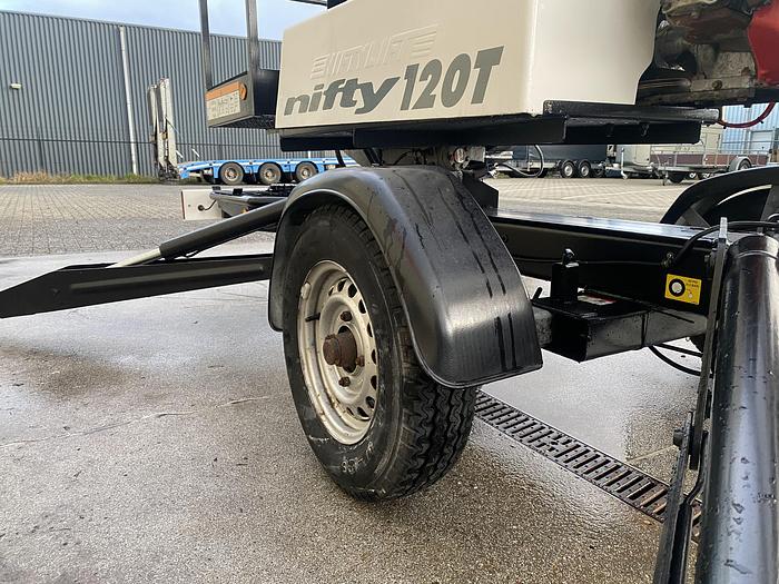 Gebruikt 2002 Niftylift 120HPE, Aanhanger hoogwerker, 12 meter