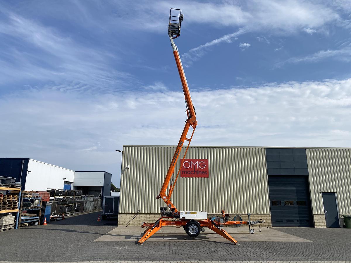 Gebruikt 2016 Niftylift 170 HDET, Aanhanger hoogwerker, 17 meter