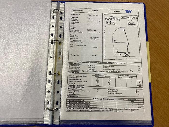 Gebruikt CMC S 15, Spin hoogwerker, 15 meter