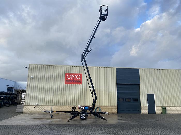 Gebruikt 2002 Niftylift 120HPE, Aanhanger hoogwerker, 12 meter