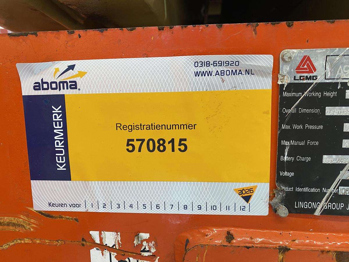 Gebruikt 2018 LGMG AS0608, Schaar hoogwerker, 8 meter