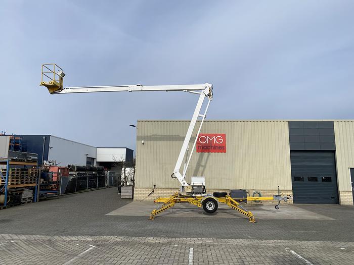 Gebruikt 1999 Custers R17, Aanhangwagen hoogwerker, 17 meter