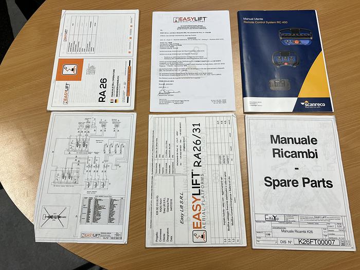 Gebruikt 2021 Easylift RA26, Spin hoogwerker