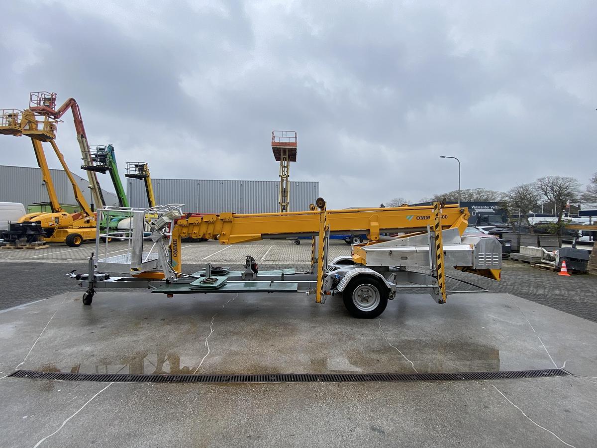 Gebruikt 1996 Omme 2500 EBDZ, Aanhanger hoogwerker, 25 meter