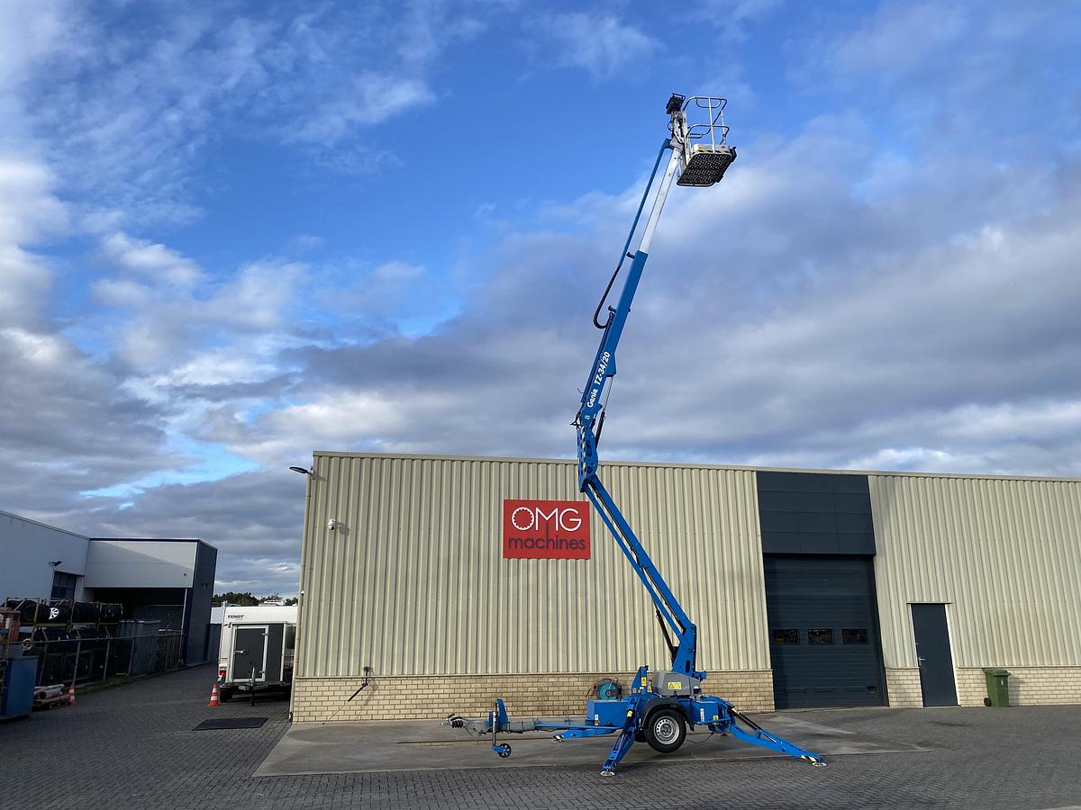 Gebruikt 2019 Genie TZ34/20, Aanhangwagen hoogwerker, 12 meter