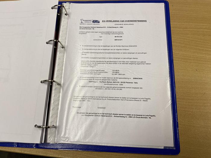 Gebruikt 2021 Compact 15 DA, Spin hoogwerker