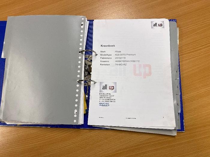 Gebruikt Klaas K20-30 TS Premium, Dakdekker bouwkraan