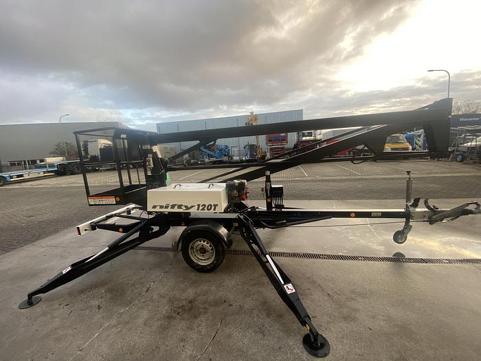 Gebruikt 2002 Niftylift 120HPE, Aanhanger hoogwerker, 12 meter