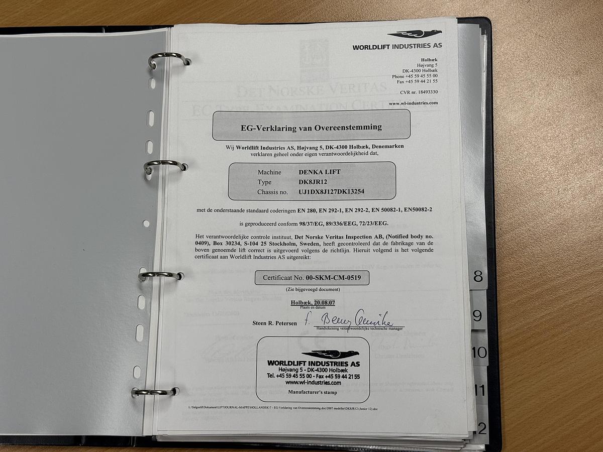 Gebruikt 2007 Denka-Lift DK8 JR12, Aanhanger Hoogwerker, 12 meter