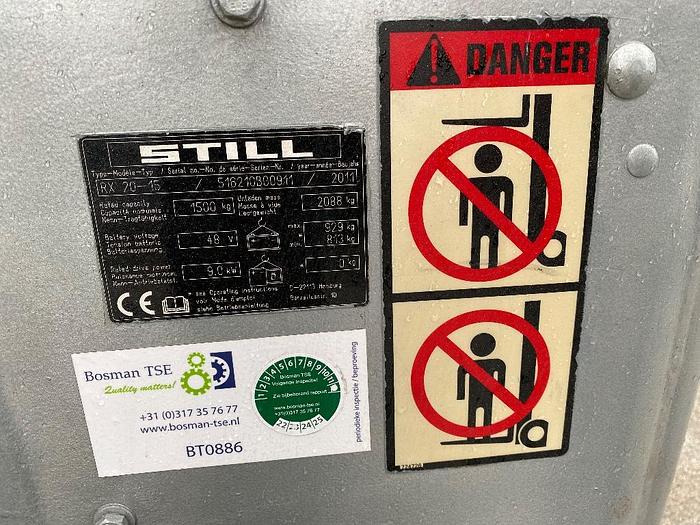 Gebruikt Still RX20-15, Heftruck 1500kg. Elektro