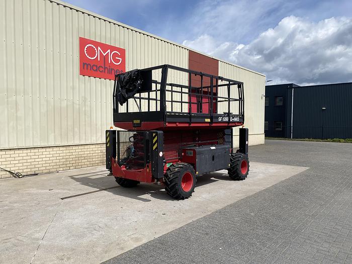 Gebruikt 2001 Airo SF1200-D-4WD, 4x4 Schaar hoogwerker, 14 meter