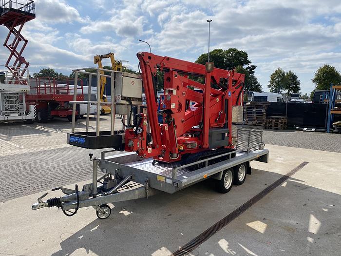 Gebruikt 2013 CTE Traccess 170, Spin hoogwerker, 17 meter