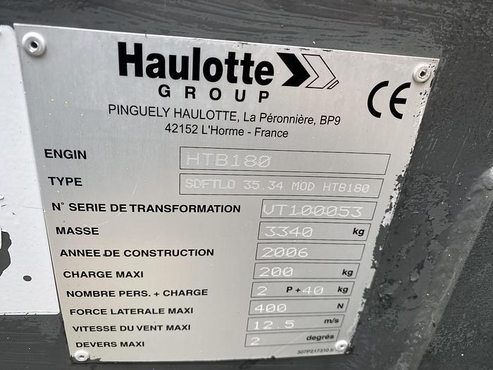 Gebruikt 2006 Haulotte HTB180, Auto hoogwerker, 18 meter