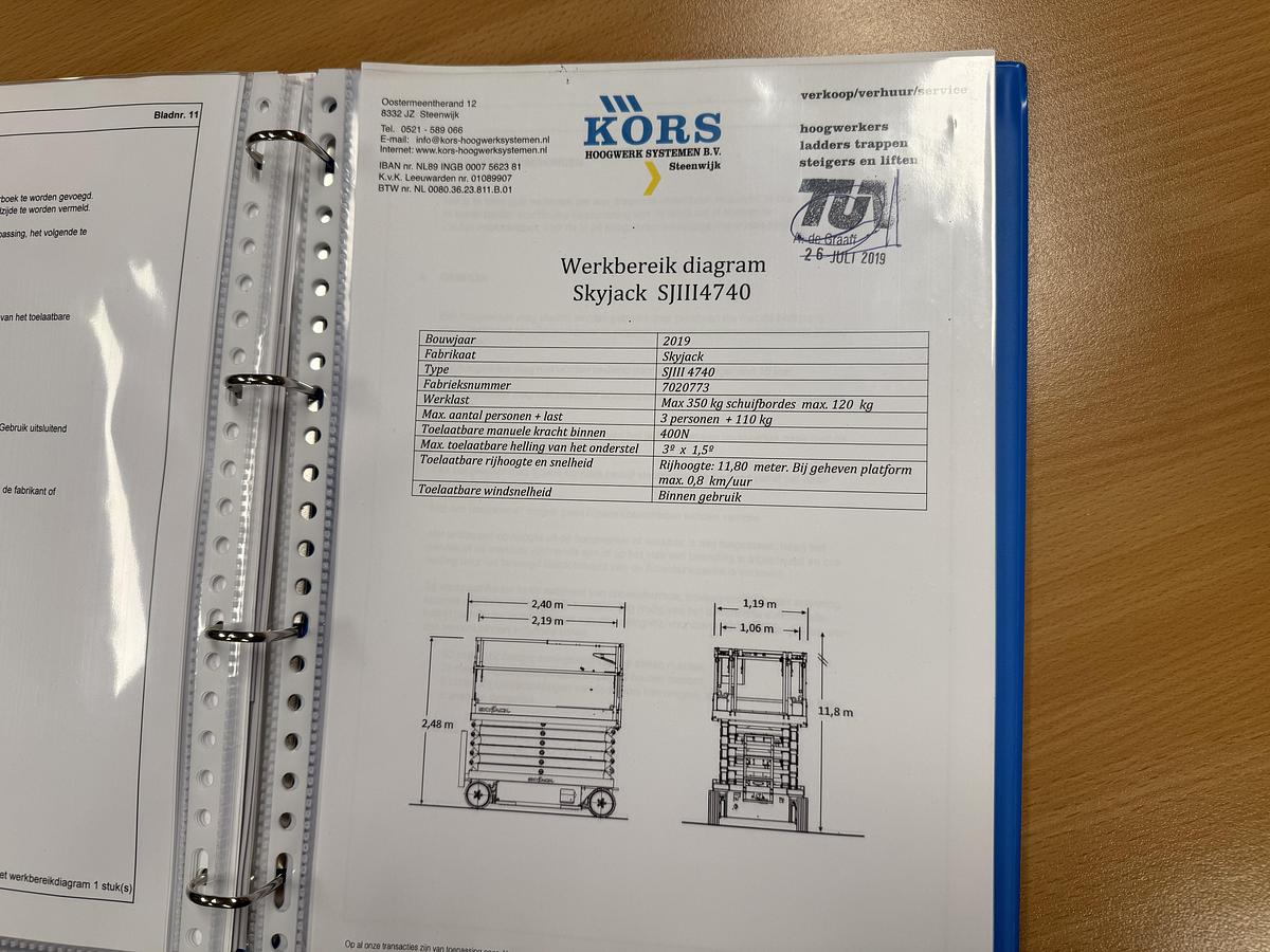 Gebruikt 2019 skyjack SJIII4740, Schaar hoogwerker, 14 meter