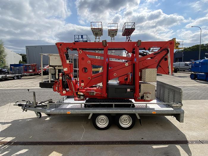 Gebruikt 2013 CTE Traccess 170, Spin hoogwerker, 17 meter