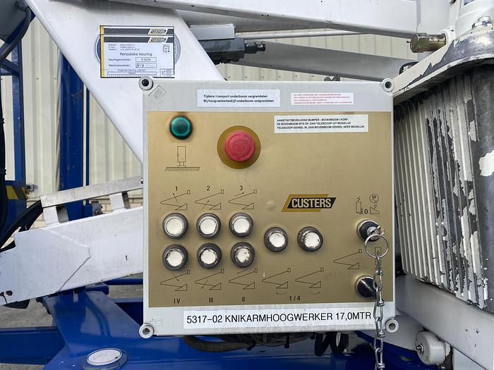 Gebruikt 2003 Custers R17EHS, Aanhangwagen hoogwerker, 17 meter