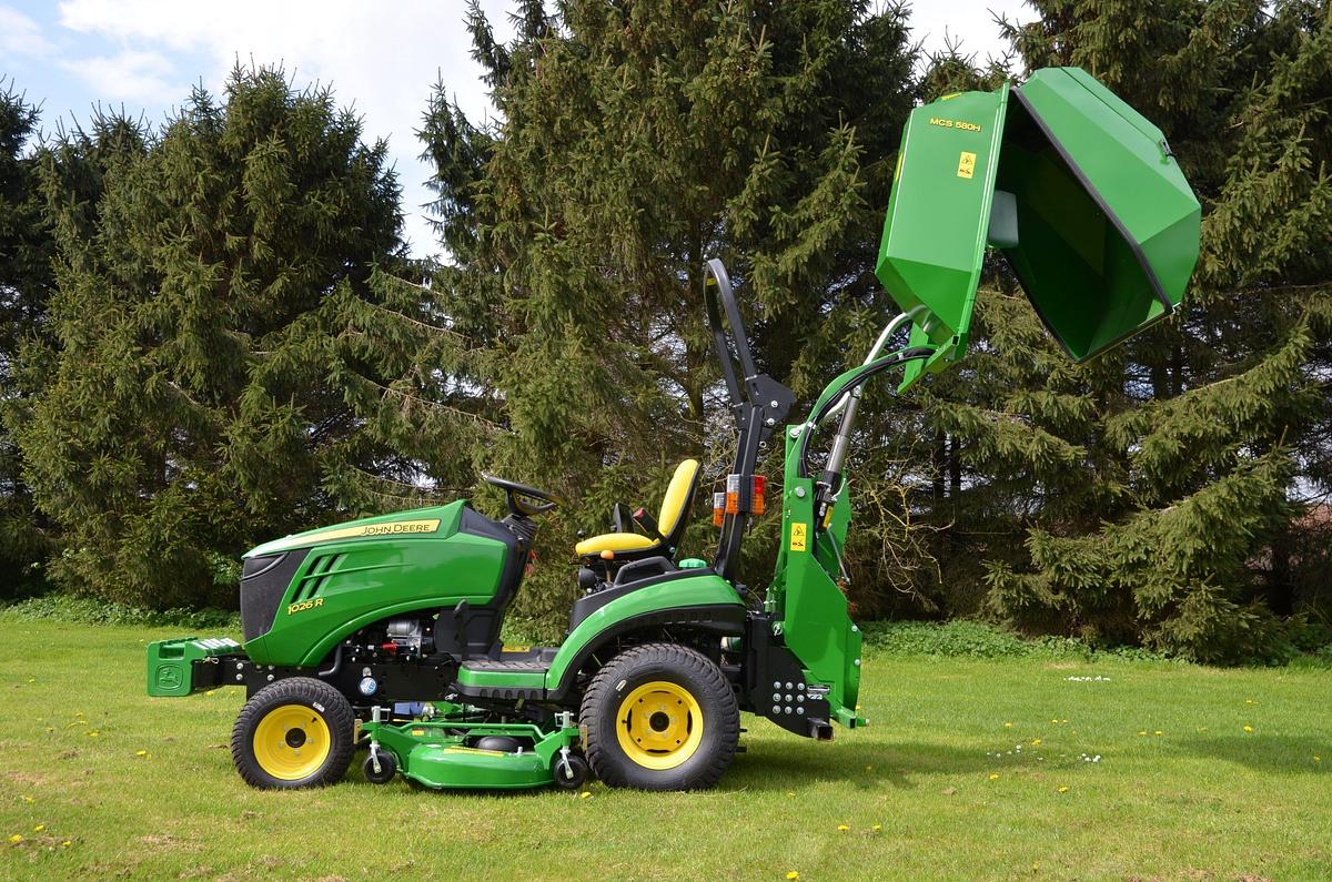 Gebruikt 2008 John Deere MCS 580 H, Hoogkieper, Opvangbak + afzuiging