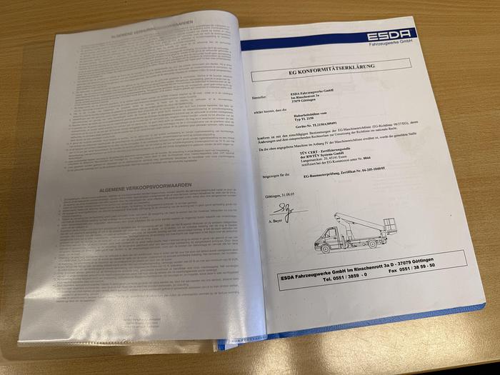 Gebruikt 2005 ESDA TL 2150, Auto Hoogwerker, Mercedes-Benz