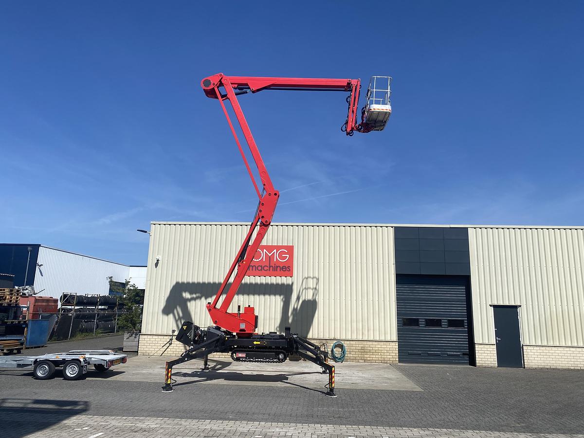 Gebruikt 2012 Platform Basket Spider 22.10, Spin hoogwerker met aanhangwagen